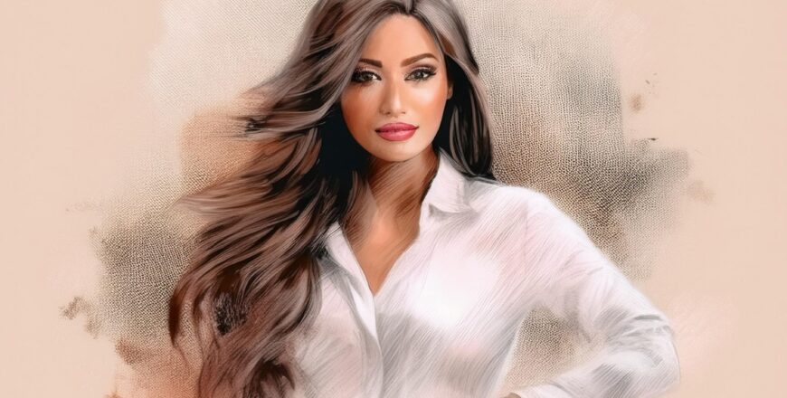 Firefly Imagem com fundo bege de uma mulher com os cabelos longos e castanhos, olhando para a frente.jpg