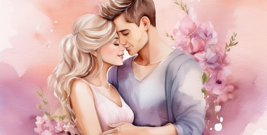 Firefly Imagem de um casal em fundo rosa envelhecido bem claro, o casal está abraçado e olhando um p.jpg